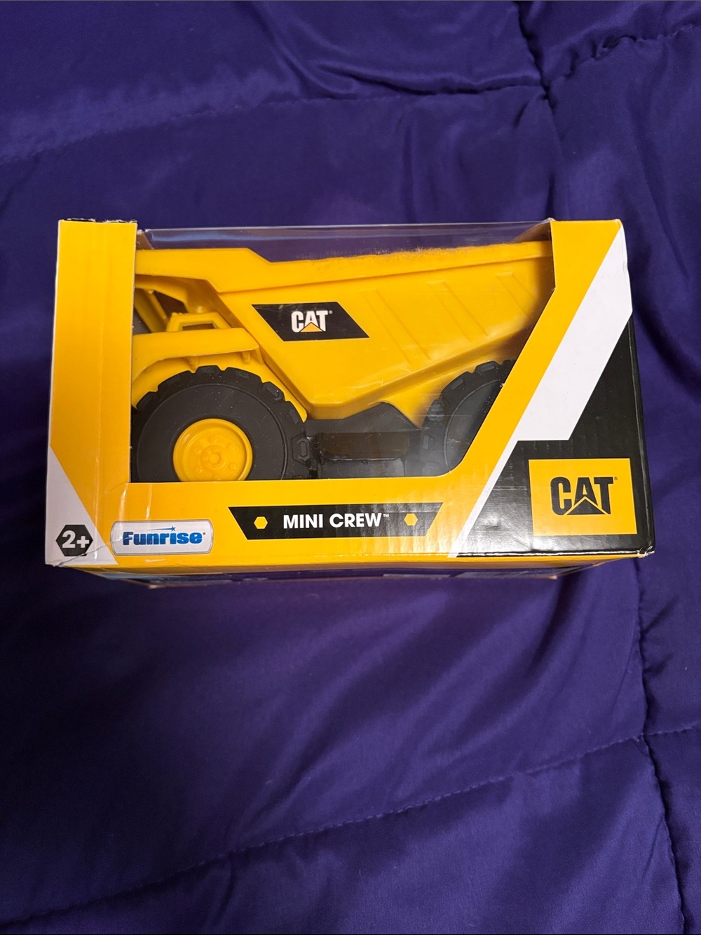 CAT Mini Crew Yellow Dump Truck Toy by Funrise